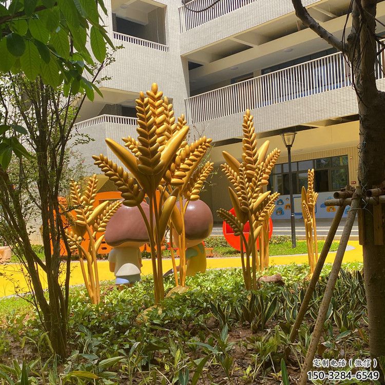 城市水稻雕塑廠 風景區彩繪雕塑 抽象擺件 城市水稻雕塑廠 風景區彩繪雕塑 抽象擺件