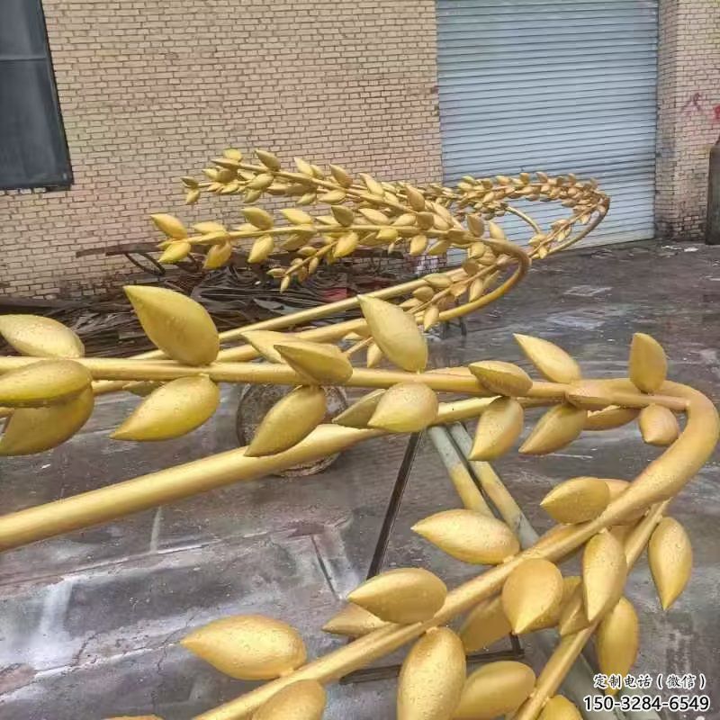 田間水稻雕塑廠 彩繪仿真雕塑制作 園林擺件 田間水稻雕塑廠 彩繪仿真雕塑制作 園林擺件
