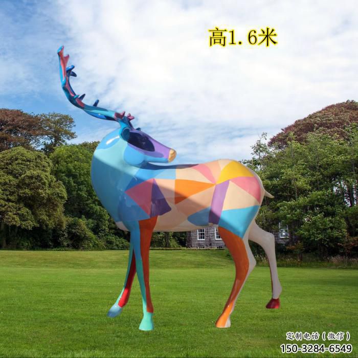 指用小鹿雕塑 風景區幾何雕塑 廣場小品 指用小鹿雕塑 風景區幾何雕塑 廣場小品