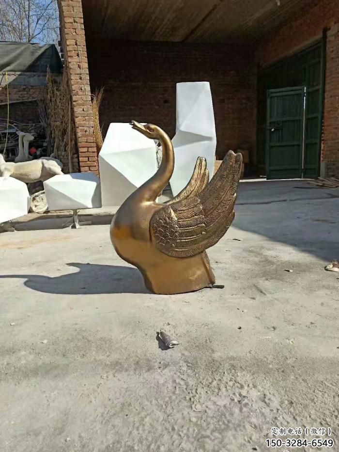 水景天鵝銅雕塑 風景區(qū)幾何雕塑 廣場小品 水景天鵝銅雕塑 風景區(qū)幾何雕塑 廣場小品