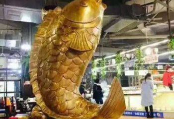風景區鯉魚銅雕塑廠家 售樓處廣場雕塑 仿古擺件