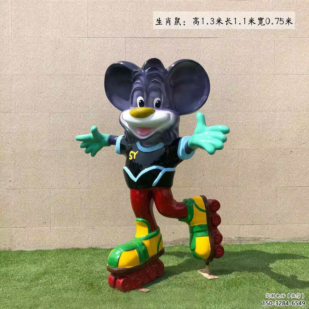 玻璃鋼十二生肖雕塑制作 田間彩繪雕塑 仿真擺件 玻璃鋼十二生肖雕塑制作 田間彩繪雕塑 仿真擺件