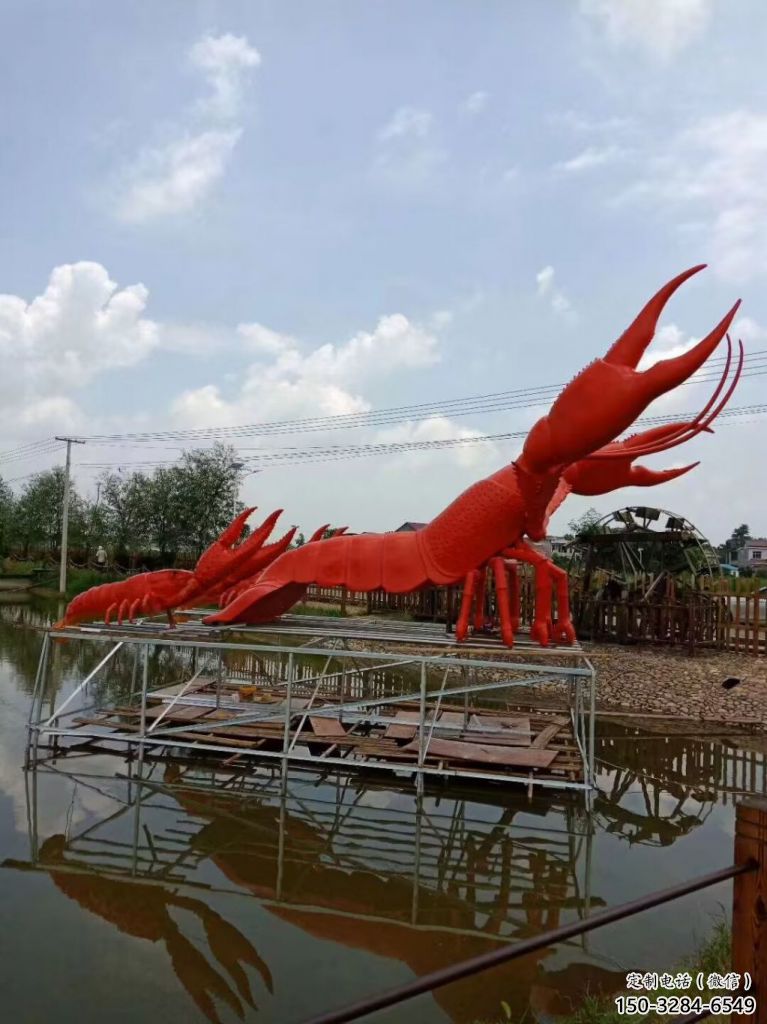 商場(chǎng)玻璃鋼龍蝦雕塑 仿真動(dòng)物雕塑 店門口小品 商場(chǎng)玻璃鋼龍蝦雕塑 仿真動(dòng)物雕塑 店門口小品