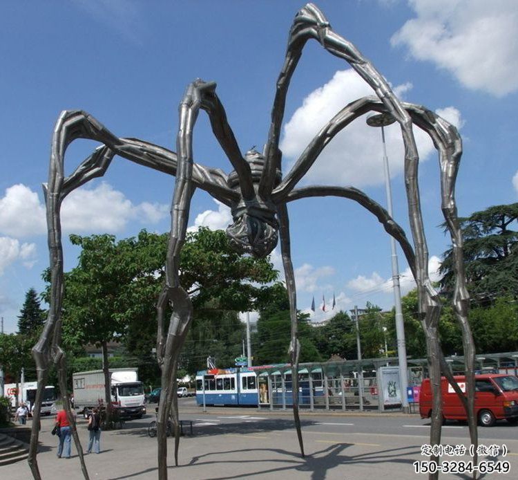 園林不銹鋼蜘蛛雕塑 城市廣場(chǎng)雕塑 步行街?jǐn)[件 園林不銹鋼蜘蛛雕塑 城市廣場(chǎng)雕塑 步行街?jǐn)[件