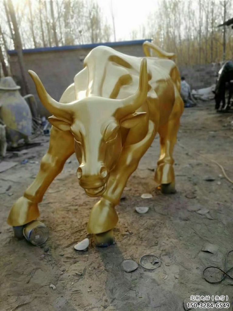 抽象華爾街牛銅雕塑 店門口彩繪雕塑 步行街?jǐn)[件 抽象華爾街牛銅雕塑 店門口彩繪雕塑 步行街?jǐn)[件