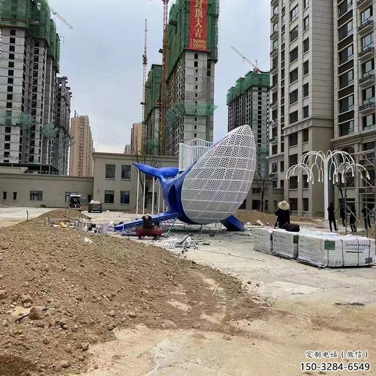 鯨魚雕塑廠家,烤漆彩繪工藝,公園廣場景觀擺件 (1) 鯨魚雕塑廠家,烤漆彩繪工藝,公園廣場景觀擺件 (1)