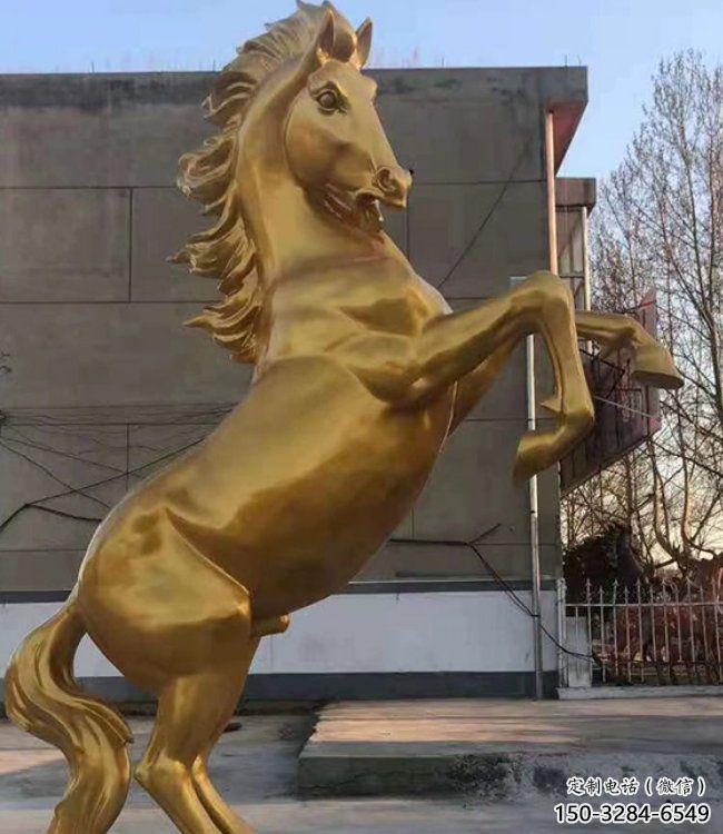 庭院銅駿馬雕塑廠家 城市古銅色雕塑 動物小品 庭院銅駿馬雕塑廠家 城市古銅色雕塑 動物小品
