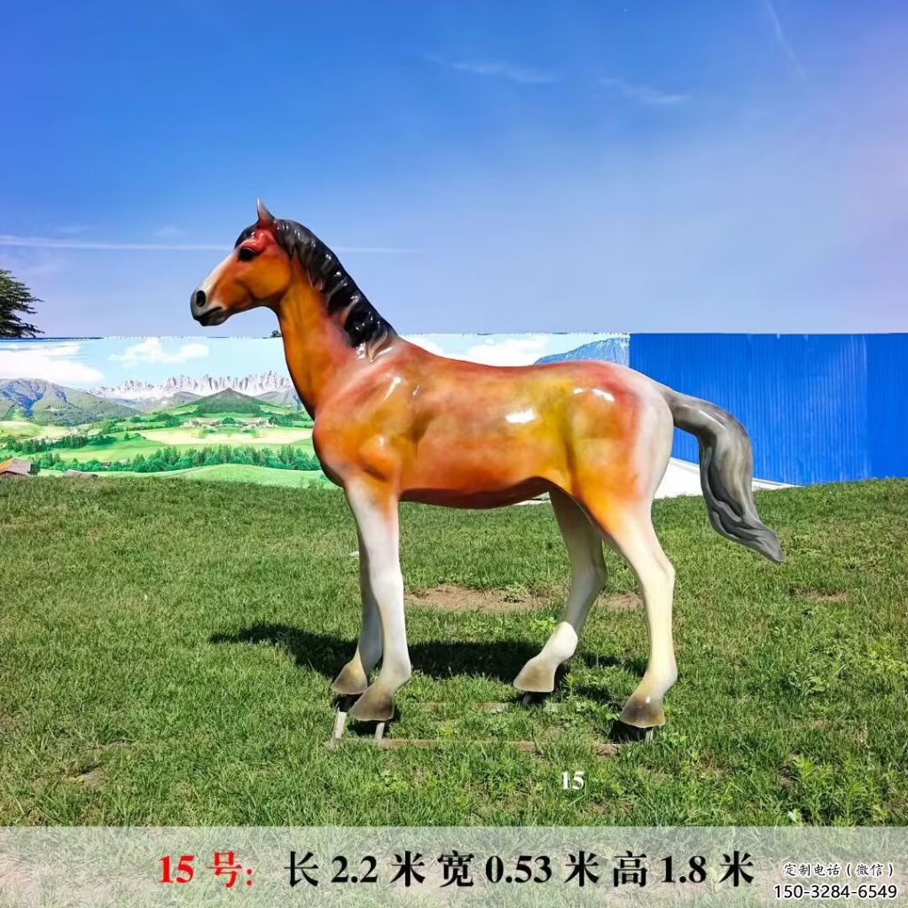 仿真玻璃鋼駿馬雕塑 酒店公園雕塑 風景區擺件 仿真玻璃鋼駿馬雕塑 酒店公園雕塑 風景區擺件