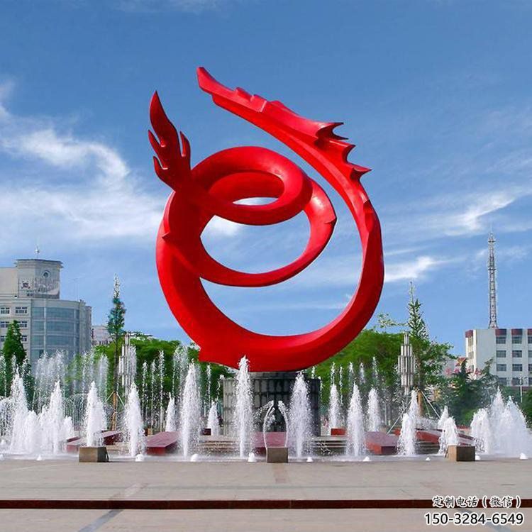 不銹鋼龍形雕塑,大型動(dòng)物景觀,烤漆工藝制作 (4) 不銹鋼龍形雕塑,大型動(dòng)物景觀,烤漆工藝制作 (4)