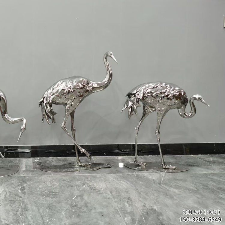 不銹鋼鴕鳥雕塑 門口創意雕塑 售樓處小品 不銹鋼鴕鳥雕塑 門口創意雕塑 售樓處小品
