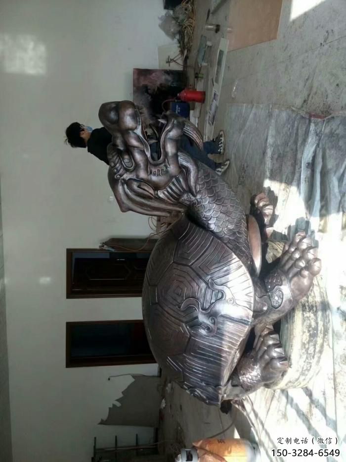 提供烏龜雕塑，神獸動物擺件，鑄銅工藝制作