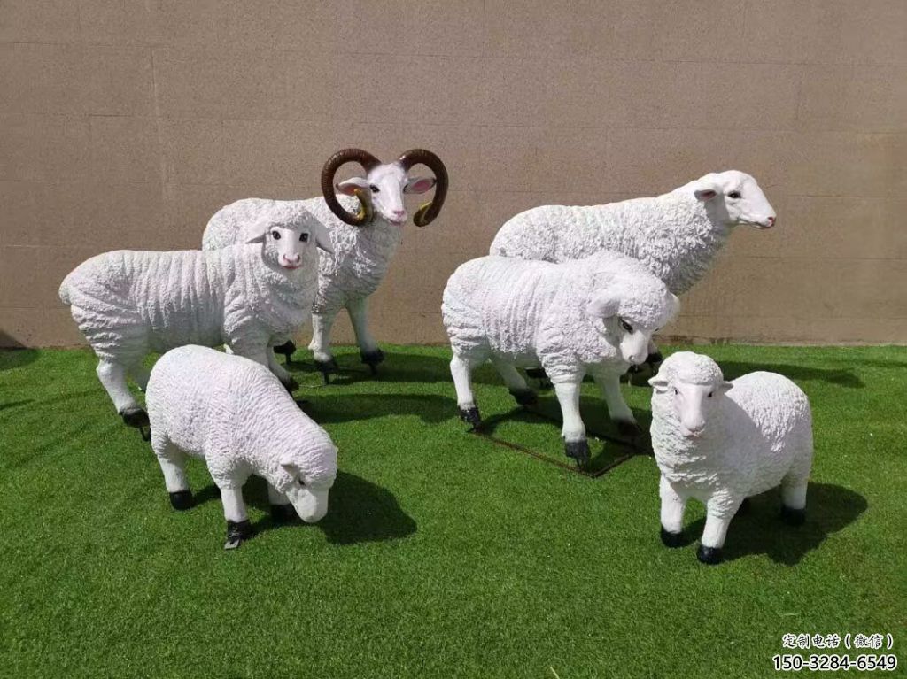玻璃鋼綿羊雕塑廠家,動物景觀,廣場園林小品 玻璃鋼綿羊雕塑廠家,動物景觀,廣場園林小品