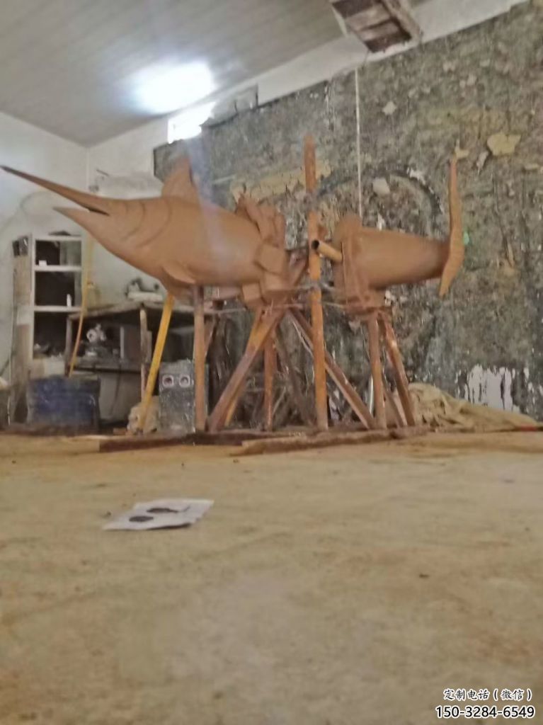 售樓處劍魚雕塑 商業街仿真雕塑 海洋生物擺件 售樓處劍魚雕塑 商業街仿真雕塑 海洋生物擺件