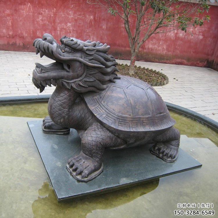 銅海龜?shù)袼軓S家，神獸動物，仿古公園廣場擺件