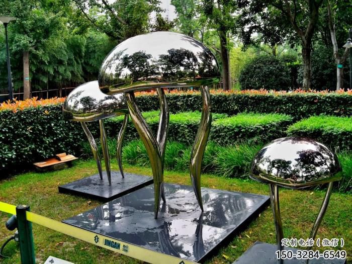 不銹鋼水景水母雕塑 風景區幾何雕塑 廣場小品 不銹鋼水景水母雕塑 風景區幾何雕塑 廣場小品