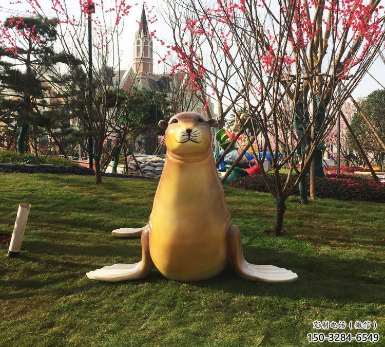 售樓處海豹雕塑 商業街仿真雕塑 海洋生物擺件 售樓處海豹雕塑 商業街仿真雕塑 海洋生物擺件