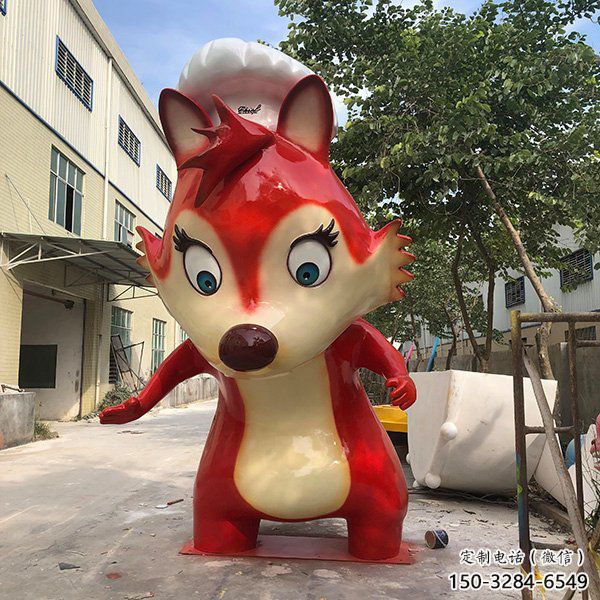 園林狐貍雕塑廠家 城市廣場雕塑 步行街?jǐn)[件 園林狐貍雕塑廠家 城市廣場雕塑 步行街?jǐn)[件