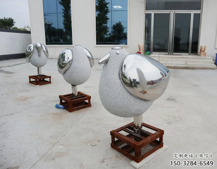 售樓部鳥類雕塑,家禽小品,拋光工藝 售樓部鳥類雕塑,家禽小品,拋光工藝