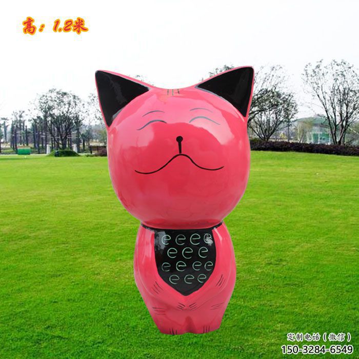 操場小貓雕塑,景觀題材,抽象工藝 操場小貓雕塑,景觀題材,抽象工藝