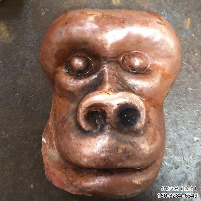 校園猩猩雕塑，動物題材，仿古工藝