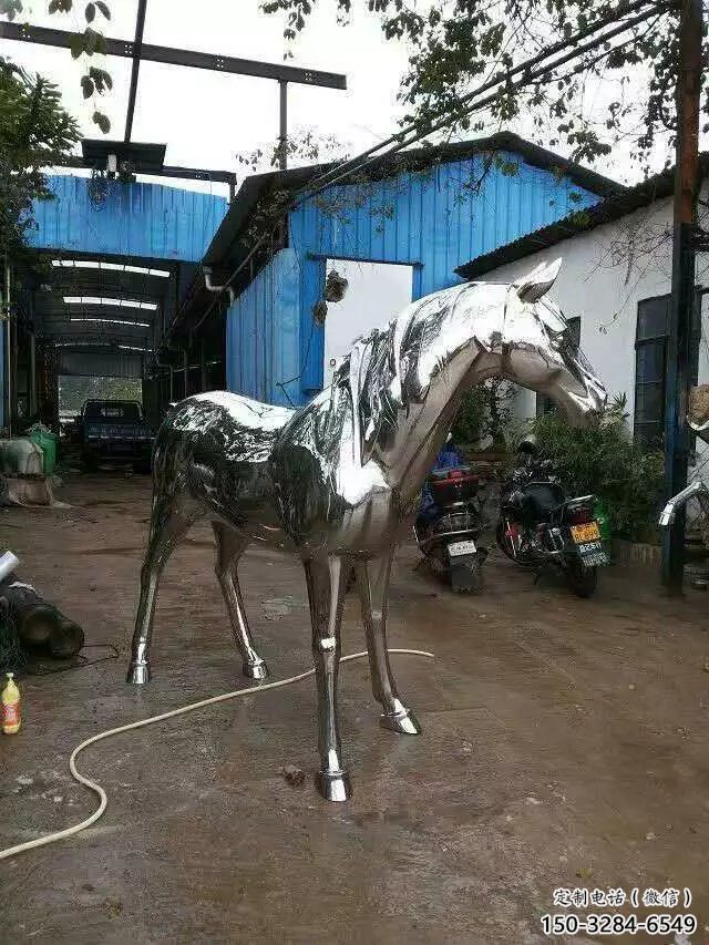 庭院戰馬雕塑,動物主題,拋光工藝 庭院戰馬雕塑,動物主題,拋光工藝