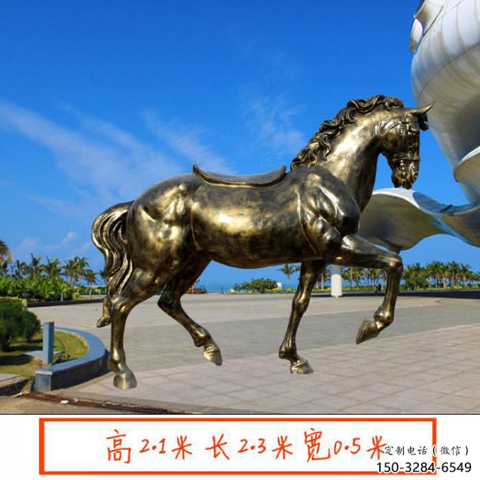 農村小馬雕塑，動物題材，仿真工藝