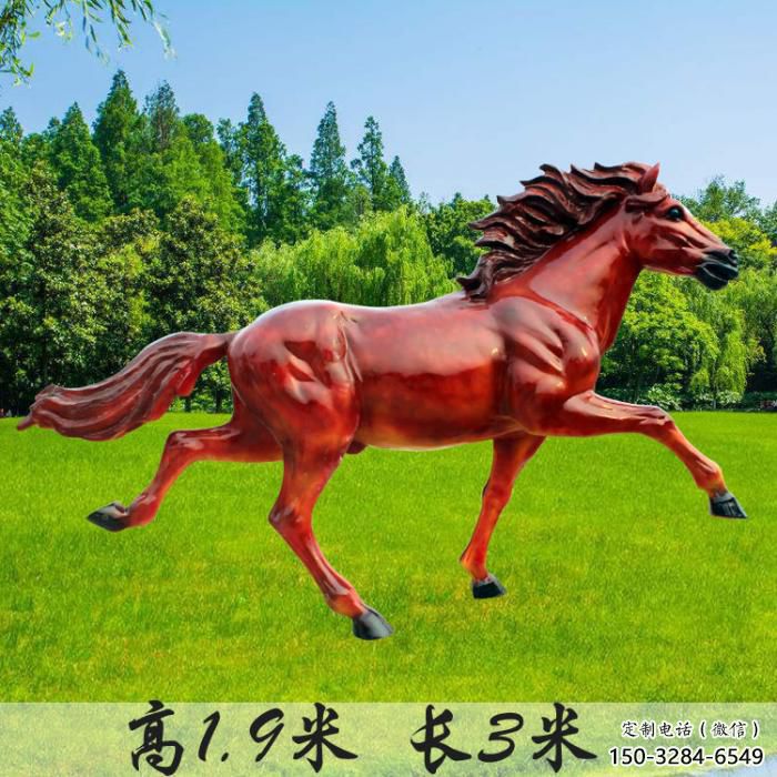 小區小馬雕塑，仿真主題，彩繪工藝
