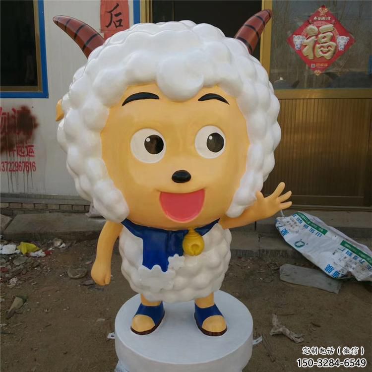廣場(chǎng)小羊雕塑,卡通水景雕塑,抽象效果 廣場(chǎng)小羊雕塑,卡通水景雕塑,抽象效果
