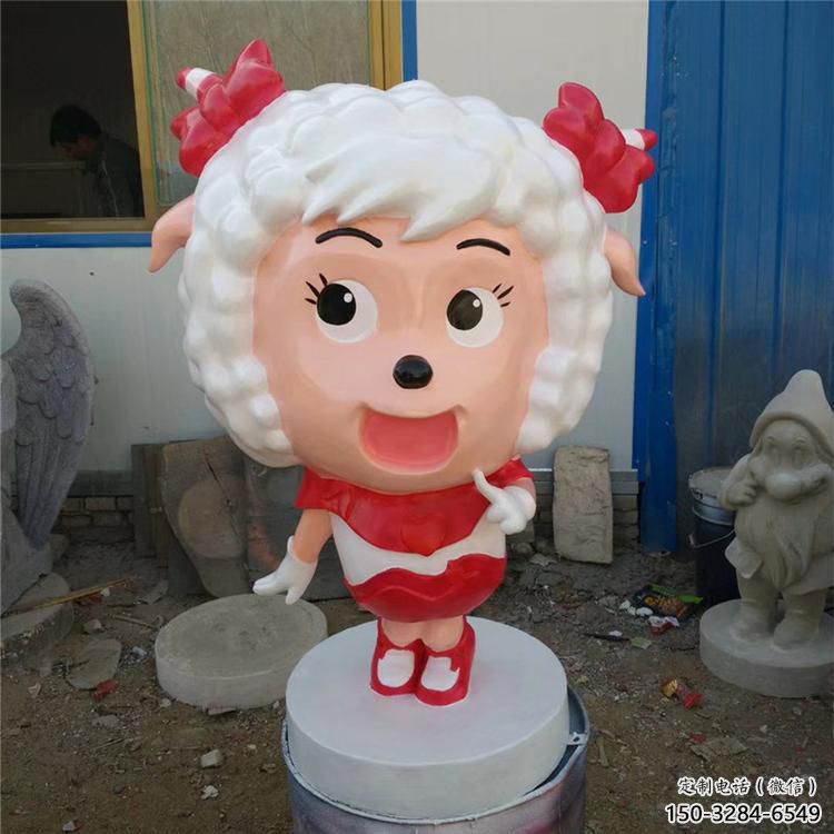 校園小羊雕塑,拉絲海洋雕塑,卡通主題 校園小羊雕塑,拉絲海洋雕塑,卡通主題