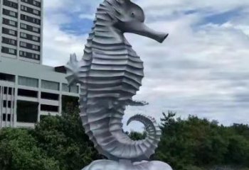 城市河馬雕塑，網格體育雕塑，古銅效果