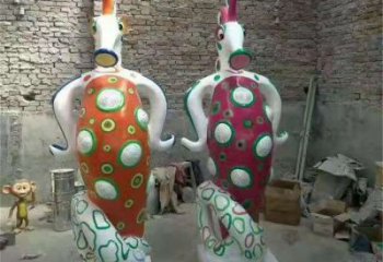 幼兒園河馬雕塑，鐵藝文化雕塑，鑄造制作