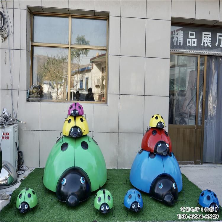 大型瓢蟲雕塑 步行街宣傳雕塑 仿真擺件 大型瓢蟲雕塑 步行街宣傳雕塑 仿真擺件