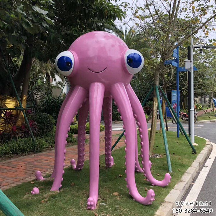 廣場烏賊雕塑,卡通水景雕塑,抽象效果 廣場烏賊雕塑,卡通水景雕塑,抽象效果