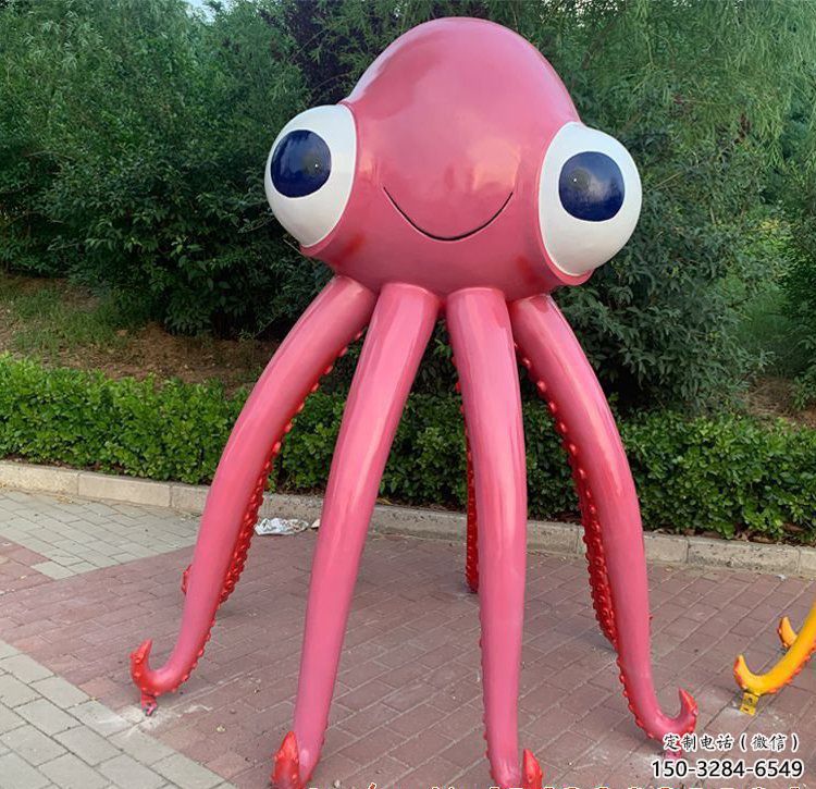 售樓部烏賊雕塑,噴砂發(fā)光雕塑,彩繪題材 售樓部烏賊雕塑,噴砂發(fā)光雕塑,彩繪題材