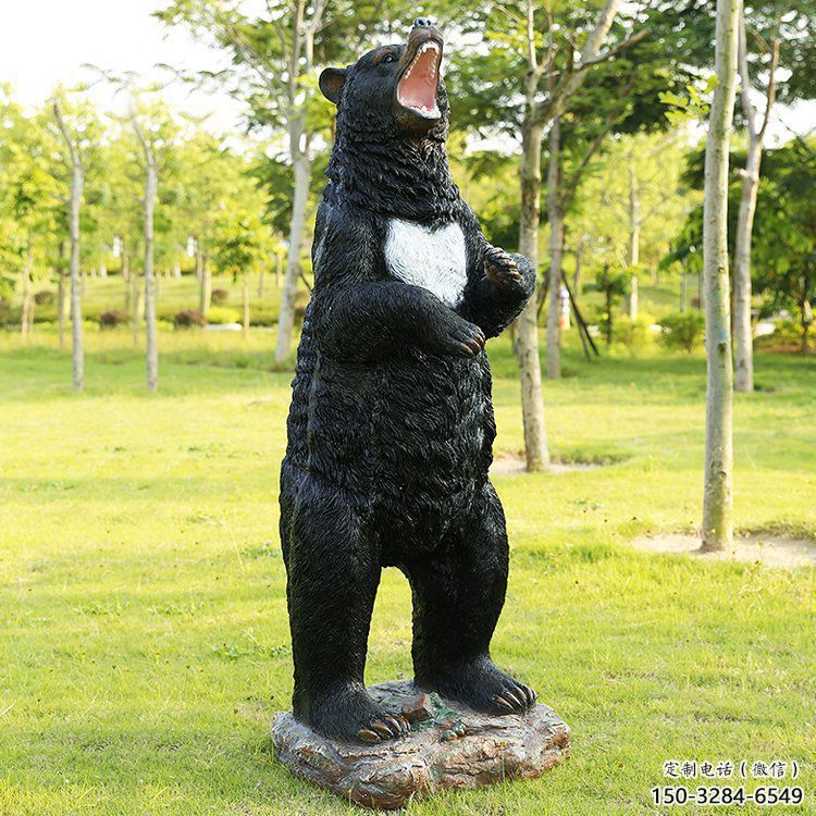 室內黑熊雕塑,拉絲動物雕塑,抽象效果 室內黑熊雕塑,拉絲動物雕塑,抽象效果
