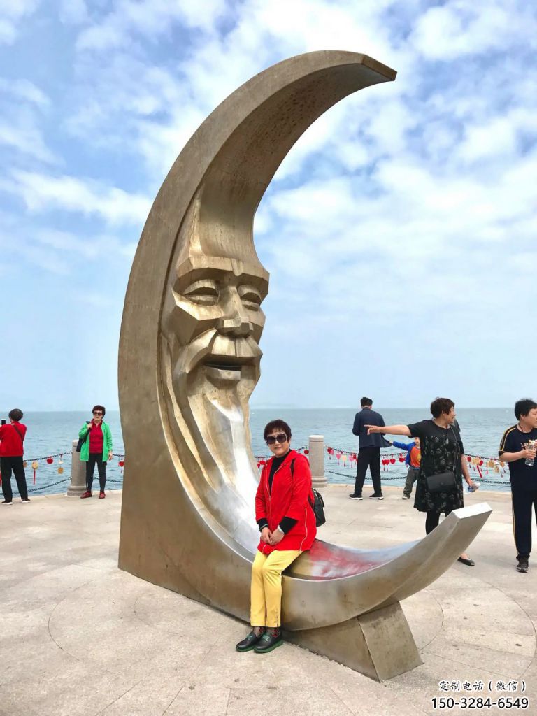酒店月亮雕塑,鍍金歐式雕塑,仿古擺件 酒店月亮雕塑,鍍金歐式雕塑,仿古擺件
