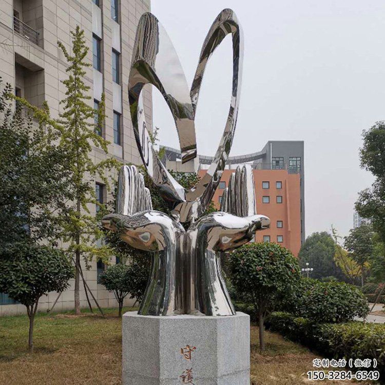 庭院座椅雕塑，公園歐式雕塑，抽象形式