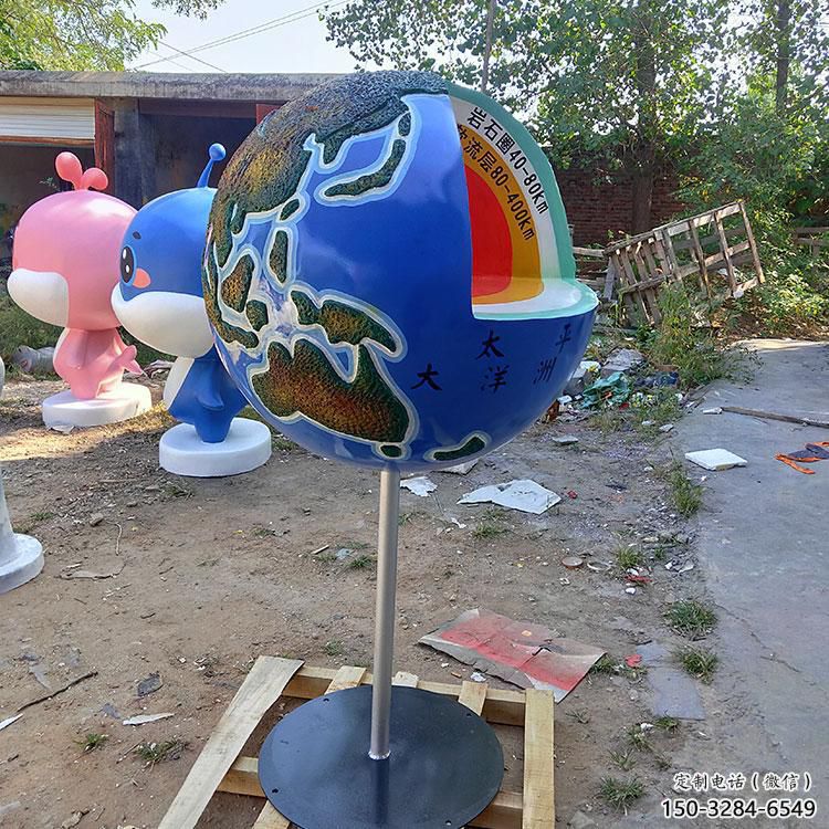 大型地球雕塑 歐式步行街?jǐn)[件 彩繪雕塑 大型地球雕塑 歐式步行街?jǐn)[件 彩繪雕塑