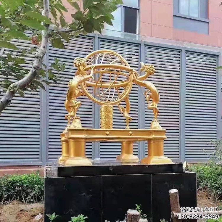 地動儀雕塑，仿古景觀雕塑，仿古擺件