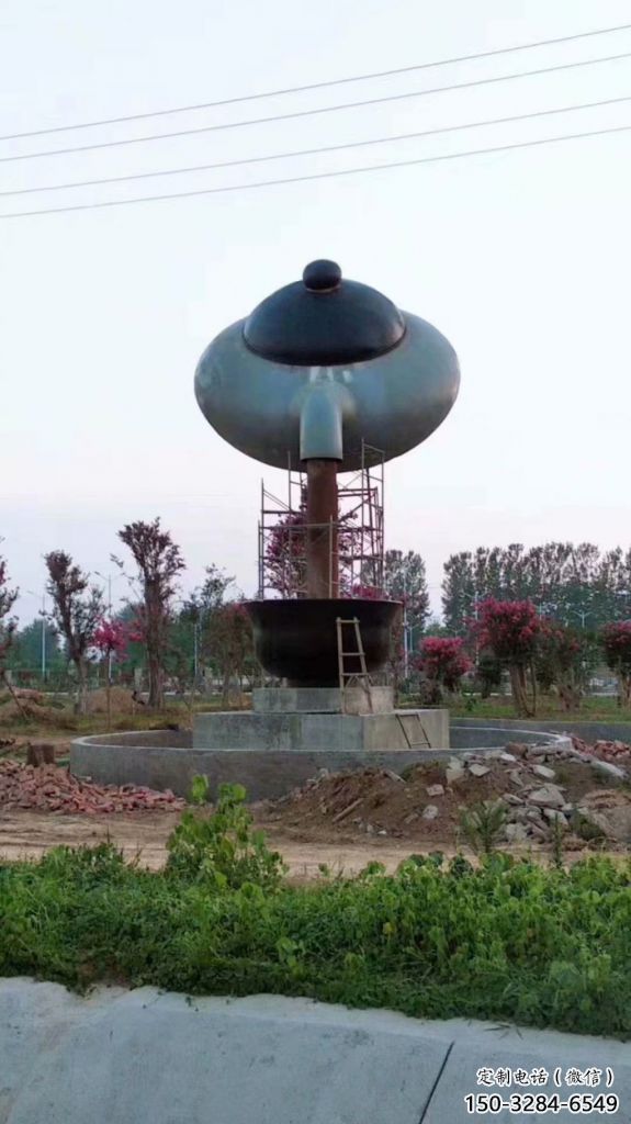 博物館懸壺雕塑 電鍍現代小品 公園雕塑 博物館懸壺雕塑 電鍍現代小品 公園雕塑