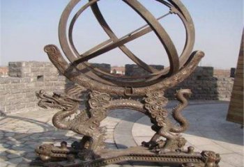 室內地動儀雕塑，拉絲景觀雕塑，抽象效果