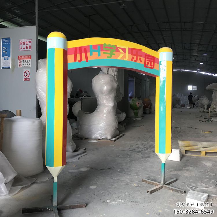 步行街鉛筆雕塑 游樂場景觀小品 鑄造雕塑 步行街鉛筆雕塑 游樂場景觀小品 鑄造雕塑