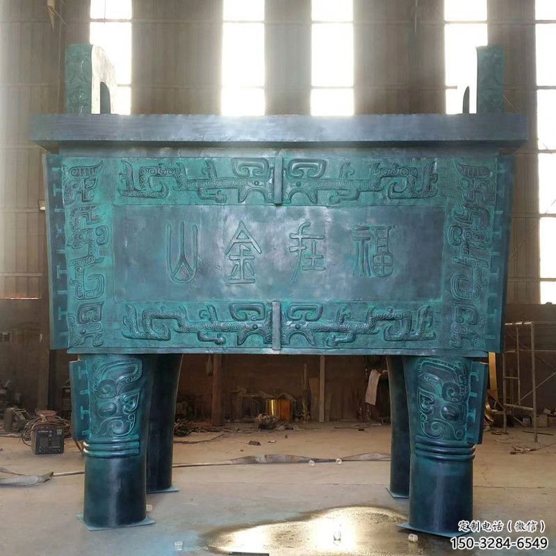 賓館福鼎雕塑 烤漆大型擺件 歐式雕塑 賓館福鼎雕塑 烤漆大型擺件 歐式雕塑
