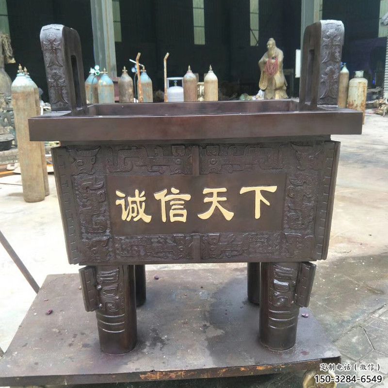 村口福鼎雕塑 啞光景觀擺件 公園雕塑 村口福鼎雕塑 啞光景觀擺件 公園雕塑