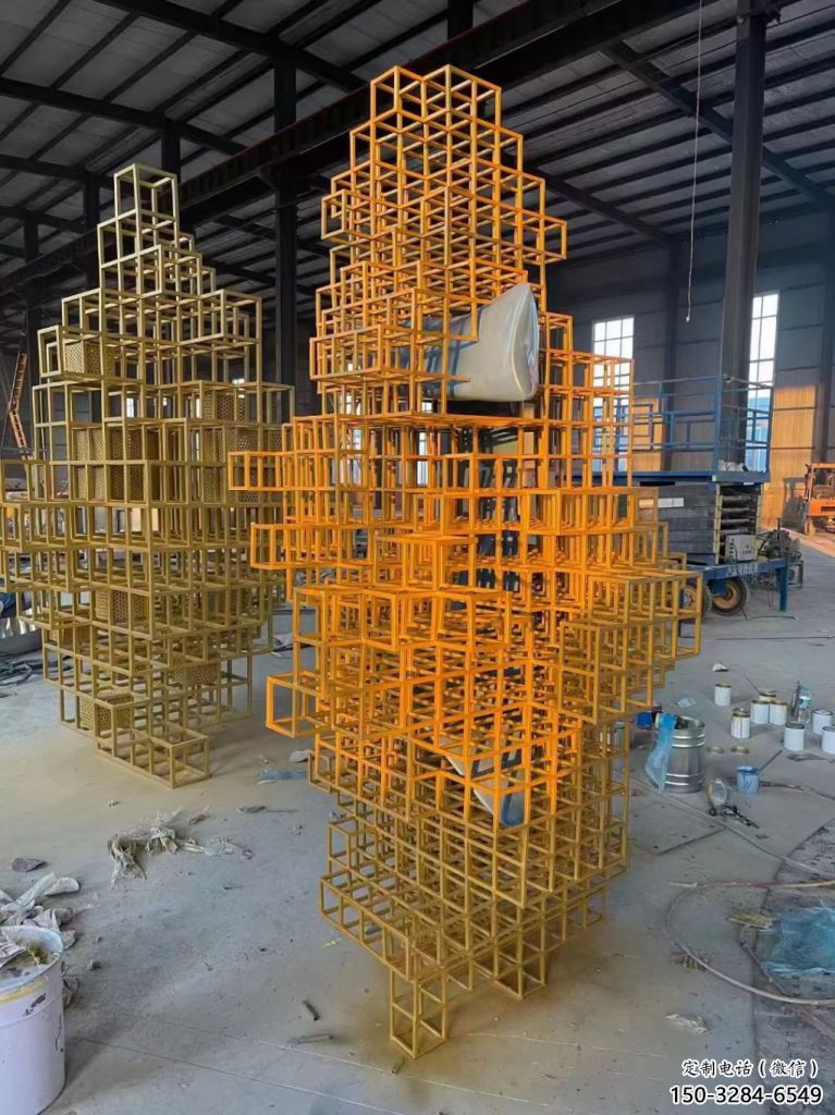 草地積木雕塑 現代校園小品 大型雕塑 草地積木雕塑 現代校園小品 大型雕塑