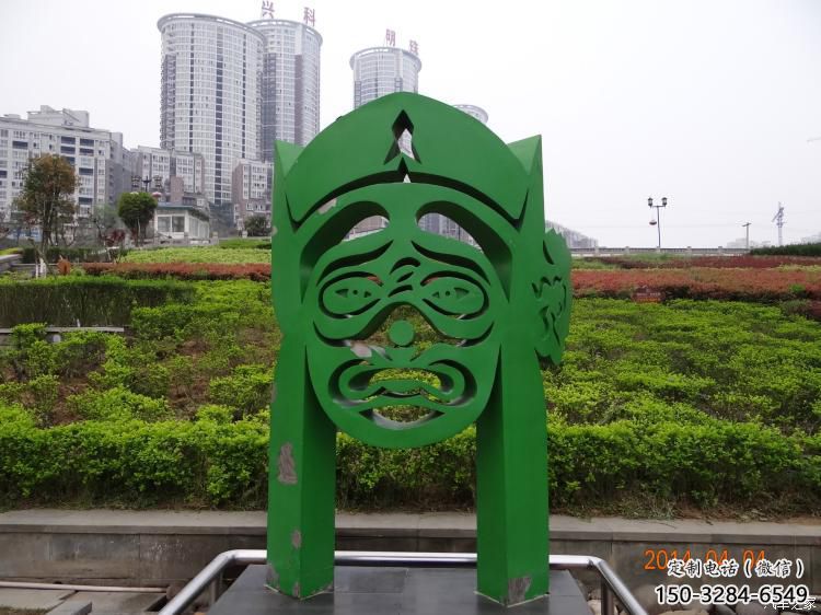 房地產臉譜雕塑 現代景觀擺件 幾何雕塑 房地產臉譜雕塑 現代景觀擺件 幾何雕塑