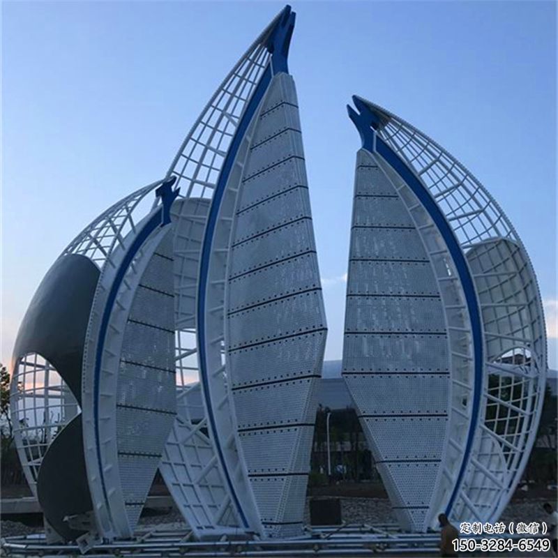 燈光船艇雕塑 懸空餐飲店小品 商業街雕塑 燈光船艇雕塑 懸空餐飲店小品 商業街雕塑