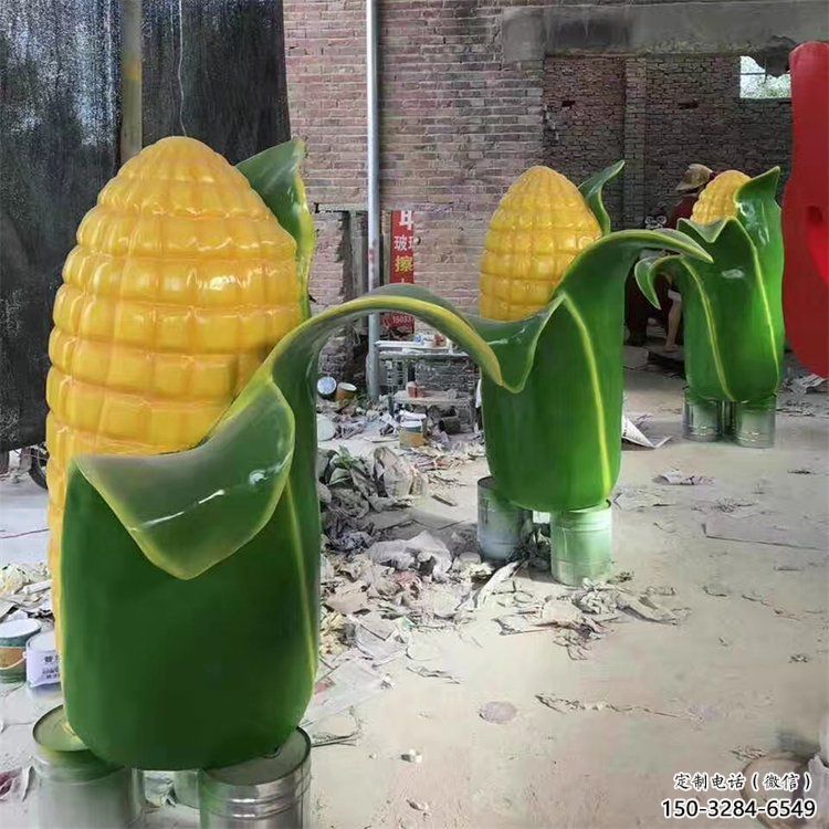 酒店玉米雕塑 景觀美陳農作物雕塑 現代雕塑 酒店玉米雕塑 景觀美陳農作物雕塑 現代雕塑
