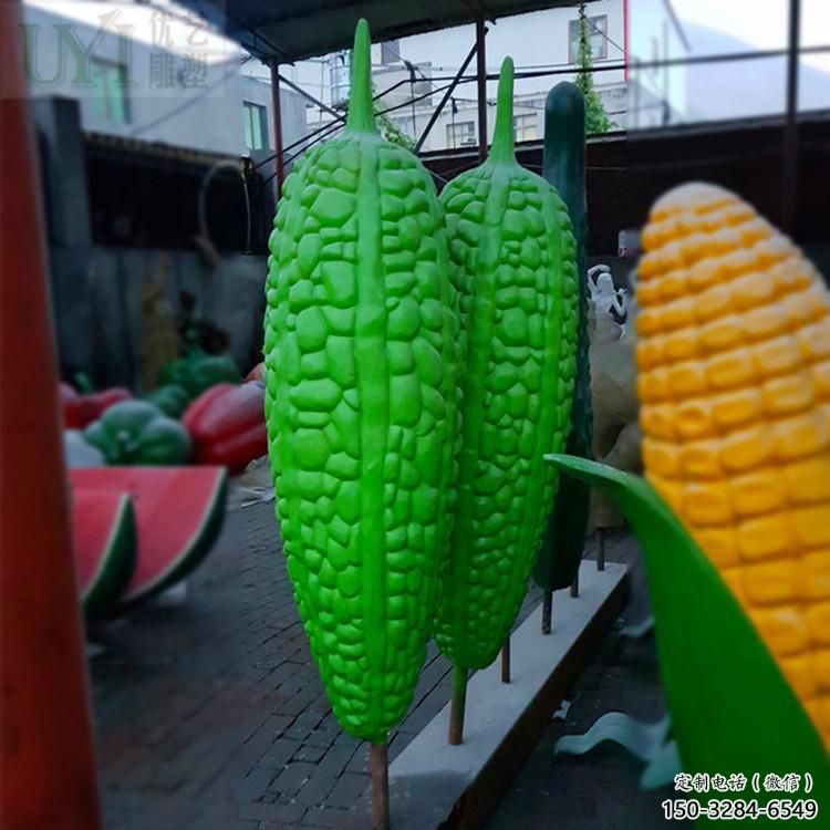 房地產苦瓜雕塑 現代景觀瓜果雕塑 幾何果蔬雕塑 房地產苦瓜雕塑 現代景觀瓜果雕塑 幾何果蔬雕塑