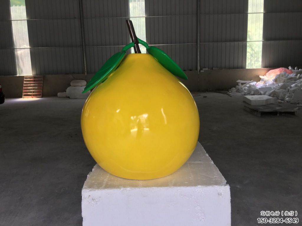 房地產柚子雕塑 現代景觀水果雕塑 幾何果蔬雕塑 房地產柚子雕塑 現代景觀水果雕塑 幾何果蔬雕塑
